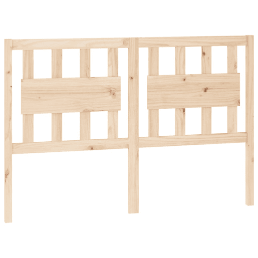 vidaXL Cabeceira de cama 140,5x4x100 cm pinho maciço