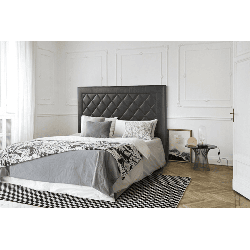 Cabeceira de cama Mônaco. Estofado em Couro Sintético com 130 cm de altura (para camas de 135 ou 150 cm) Cabeceira de cama Mônaco. Estofado em Couro Sintético com 130 cm de altura (para camas de 135 ou 150 cm)