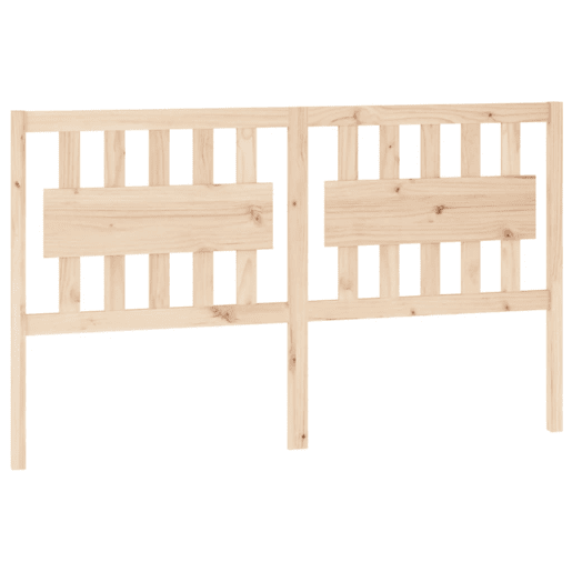 vidaXL Cabeceira de cama 165,5x4x100 cm madeira de pinho maciça