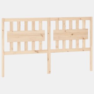 vidaXL Cabeceira de cama 165,5x4x100 cm madeira de pinho maciça