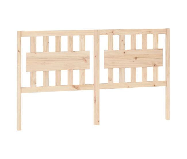 Vidaxl cabecero de cama madera maciza de pino 165,5x4x100 cm