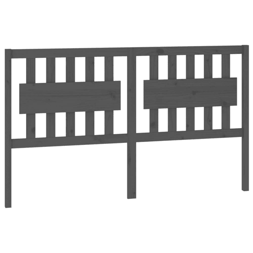 vidaXL Cabeceira de cama 165,5x4x100 cm pinho maciço cinzento vidaXL Cabeceira de cama 165,5x4x100 cm pinho maciço cinzento