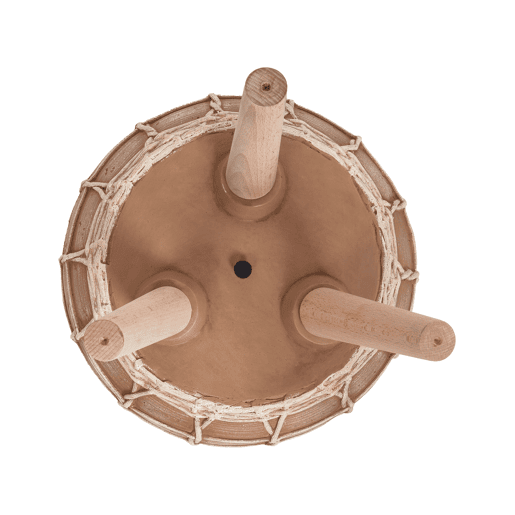 Vaso alto para plantas DARMERA 30 cm Castanho claro