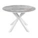 Beliani Conjunto de comedor MALETTO/COSOLETO Beliani Conjunto de comedor MALETTO/COSOLETO Blanco/ Gris