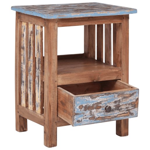 vidaXL Mesa de cabeceira 41x30x50 cm madeira de mogno maciça vidaXL Mesa de cabeceira 41x30x50 cm madeira de mogno maciça