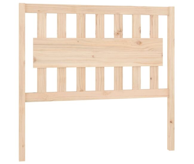 Vidaxl cabecero de cama madera maciza de pino 105,5x4x100 cm