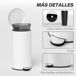 Cubo de Basura Metal, PP HOMCOM Cubo de Basura Metal, PP HOMCOM Crudo