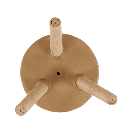 Vaso alto para plantas CYRTOMIUM 27 cm Castanho claro