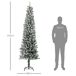 Árbol de Navidad Plástico, Acero HOMCOM, hogar - decoración Árbol de Navidad Plástico, Acero HOMCOM, hogar - decoración Multicolor