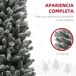 Árbol de Navidad Plástico, Acero HOMCOM, hogar - decoración Árbol de Navidad Plástico, Acero HOMCOM, hogar - decoración Multicolor