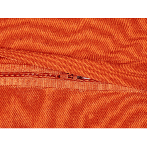 Conjunto de 2 almofadas decorativas SAGENIA Algodão 45 x 45 cm Laranja Padrão abstracto