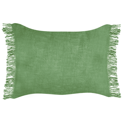 Conjunto de 2 almofadas decorativas MABA Algodão 50 x 35 cm Verde Sólido