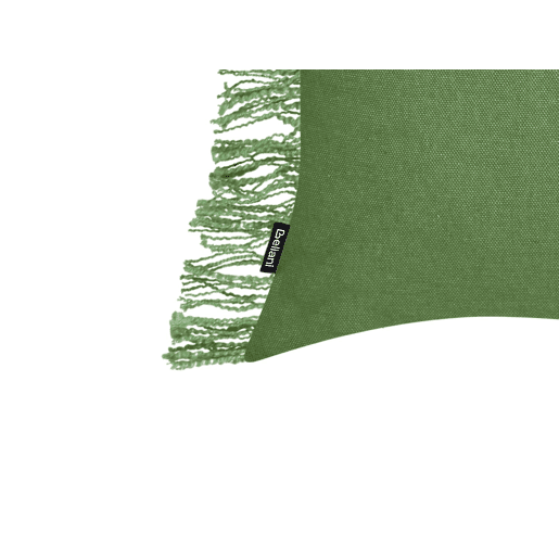 Conjunto de 2 almofadas decorativas MABA Algodão 50 x 35 cm Verde Sólido