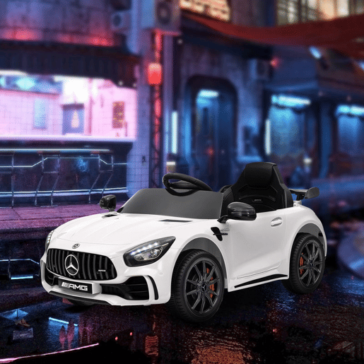 AIYAPLAY Carro Elétrico para Crianças acima de 3 Anos Carro Mercedes-Benz AMG GTR Carro Elétrico Infantil com Bateria 12V Controlo Remoto Faróis Buzina e Música 108x67x46 cm Branco AIYAPLAY Carro Elétrico para Crianças acima de 3 Anos Carro Mercedes-Benz AMG GTR Carro Elétrico Infantil com Bateria 12V Controlo Remoto Faróis Buzina e Música 108x67x46 cm Branco