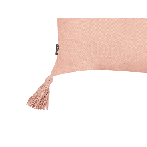Conjunto de 2 almofadas decorativas VALVARIA Algodão 30 x 50 cm Rosa pêssego Padrão chevrón