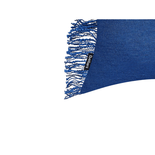 Conjunto de 2 almofadas decorativas MABA Algodão 50 x 35 cm Azul marinho Sólido