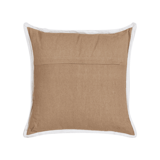 Conjunto de 2 almofadas decorativas IANTHE Algodão 45 x 45 cm Castanho Sólido