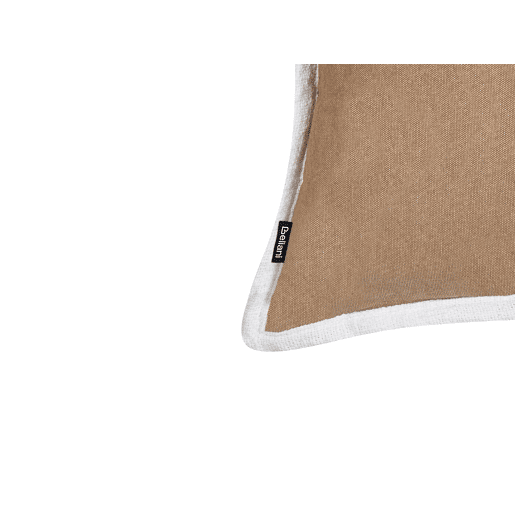 Conjunto de 2 almofadas decorativas IANTHE Algodão 45 x 45 cm Castanho Sólido
