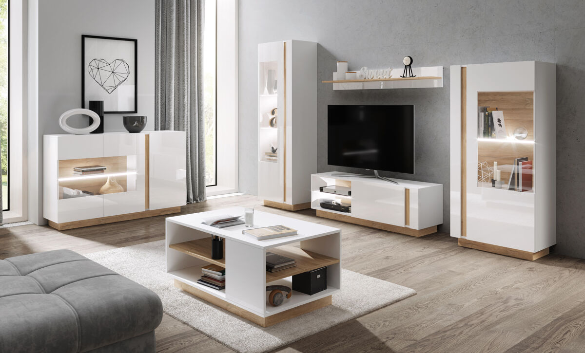 Estante ARCADE WS138 1S 138x20x20 Blanco - Conforama