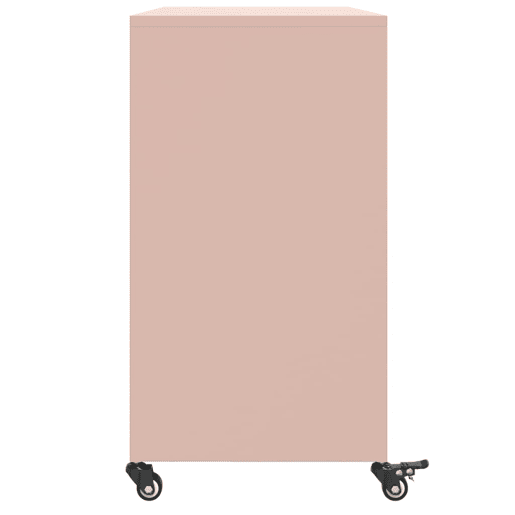 vidaXL Aparador 100,5x39x72 cm aço rosa vidaXL Aparador 100,5x39x72 cm aço rosa