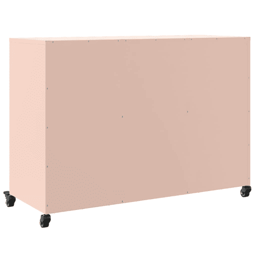 vidaXL Aparador 100,5x39x72 cm aço rosa vidaXL Aparador 100,5x39x72 cm aço rosa