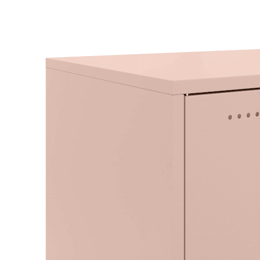 vidaXL Aparador 100,5x39x72 cm aço rosa vidaXL Aparador 100,5x39x72 cm aço rosa