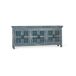 Aparador artesanal de puertas en madera de mango .GINER Y COLOMER Aparador artesanal de puertas en madera de mango .GINER Y COLOMER Azul