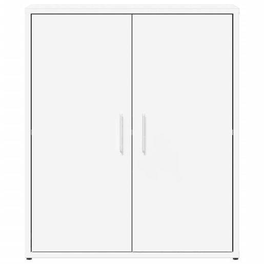 vidaXL Aparadores 2 pcs 60x31x70 cm derivados de madeira branco