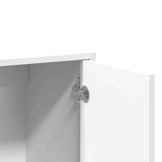 vidaXL Aparadores 2 pcs 60x31x70 cm derivados de madeira branco