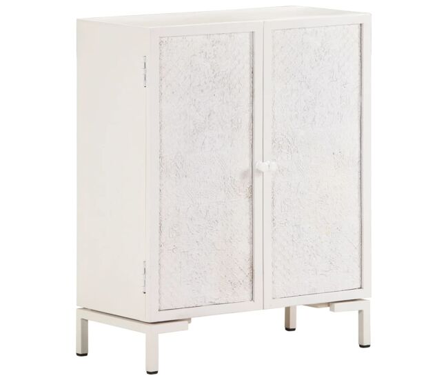 Vidaxl aparador de madera maciza de mango 60x30x76 cm