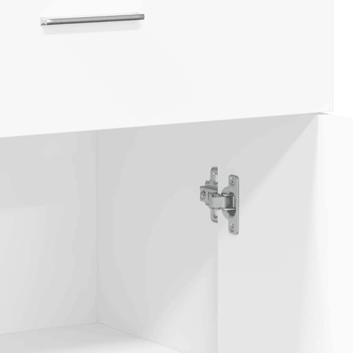 vidaXL Aparadores 2 pcs 60x30x84 cm derivados de madeira branco