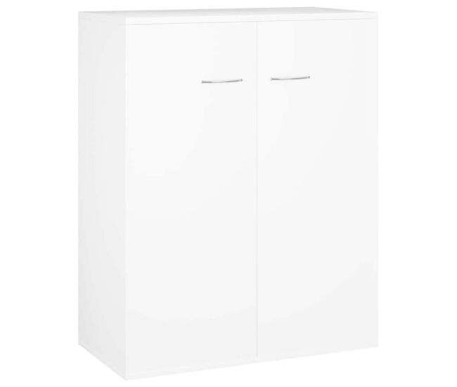 Vidaxl aparador de madera contrachapada blanco 60x30x75 cm