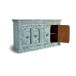 Aparador puertas en madera de mango .GINER Y COLOMER Aparador puertas en madera de mango .GINER Y COLOMER Azul