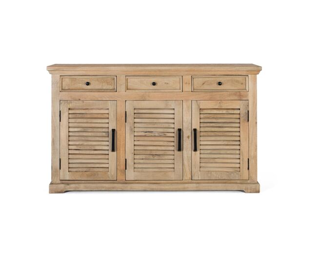 Aparador robusto de madera maciza de mango 90x150x40