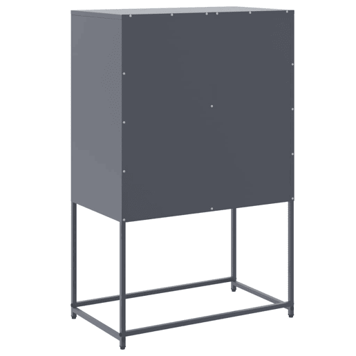 vidaXL Aparador 68,5x38,5x107 cm aço antracite vidaXL Aparador 68,5x38,5x107 cm aço antracite