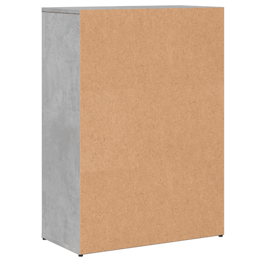 vidaXL Aparadores 2 pcs 60x30x84 cm derivados madeira cinzento cimento