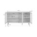 Aparador 3 puertas de caña, 120cm 120 Aparador 3 puertas de caña, 120cm 120 Blanco