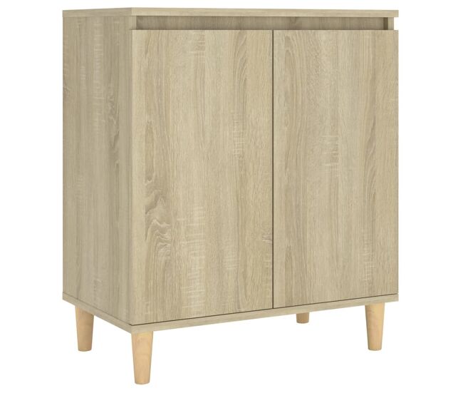 Vidaxl aparador con patas madera contrachapada roble sonoma 60x35x70cm