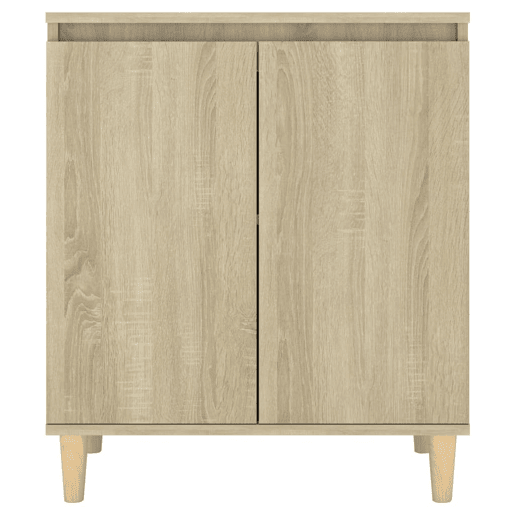 vidaXL Aparador pernas madeira 60x35x70 cm deriv. madeira carv. sonoma vidaXL Aparador pernas madeira 60x35x70 cm deriv. madeira carv. sonoma