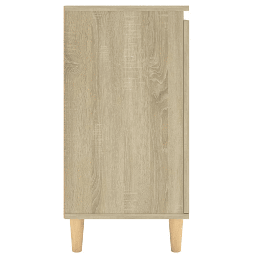 vidaXL Aparador pernas madeira 60x35x70 cm deriv. madeira carv. sonoma vidaXL Aparador pernas madeira 60x35x70 cm deriv. madeira carv. sonoma
