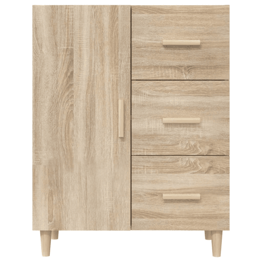 vidaXL Aparador 69,5x34x90 cm derivados de madeira carvalho sonoma