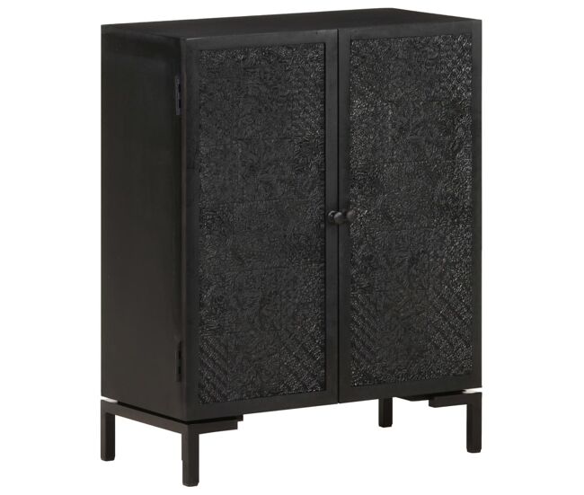 Vidaxl aparador de madera de mango maciza 60x30x76 cm