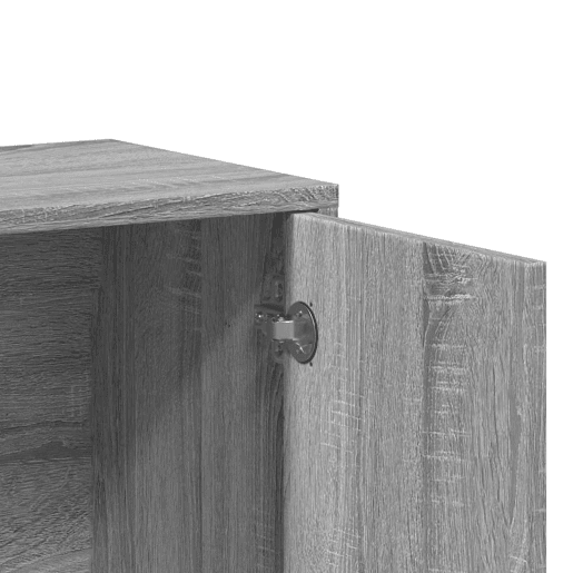 vidaXL Aparadores 2 pcs 60x31x70 cm derivados madeira cinzento sonoma vidaXL Aparadores 2 pcs 60x31x70 cm derivados madeira cinzento sonoma