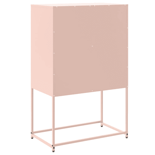 vidaXL Aparador 68,5x38,5x107 cm aço rosa vidaXL Aparador 68,5x38,5x107 cm aço rosa