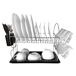 Escurridor de platos de cocina de acero inoxidable Escurridor de platos de cocina de acero inoxidable Aluminio
