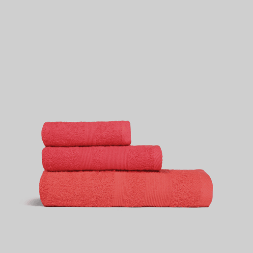 Toalha de Lavatório (50x100cm) Rojo Donegal Collections. Toalha de Lavatório (50x100cm) Rojo Donegal Collections.