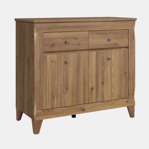 Raya Wood Aparador de 2 portas e 2 gavetas