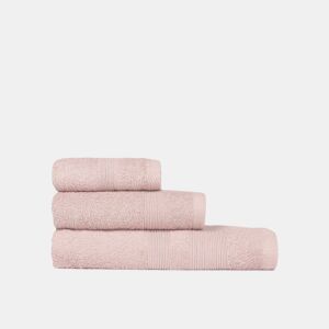 Pack de 3 Toalhas Rosa (30x50cm, 50x100cm y 70x140cm) Donegal Collections.