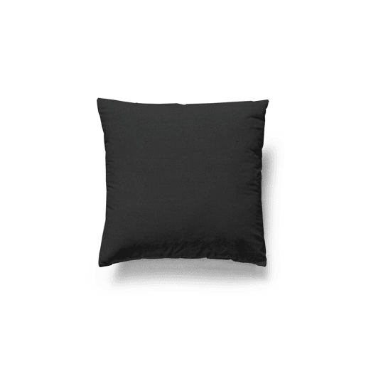 Capa de almofada em lona Negro 50x50cm Donegal Collections