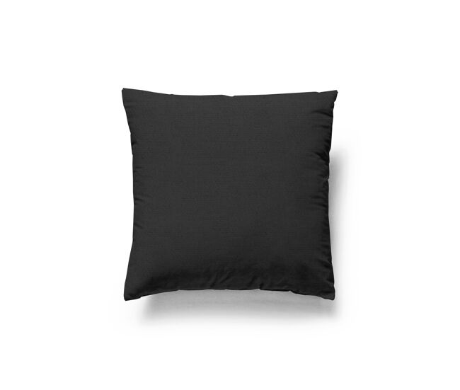 Funda cojín loneta negro 50x50cm donegal collections